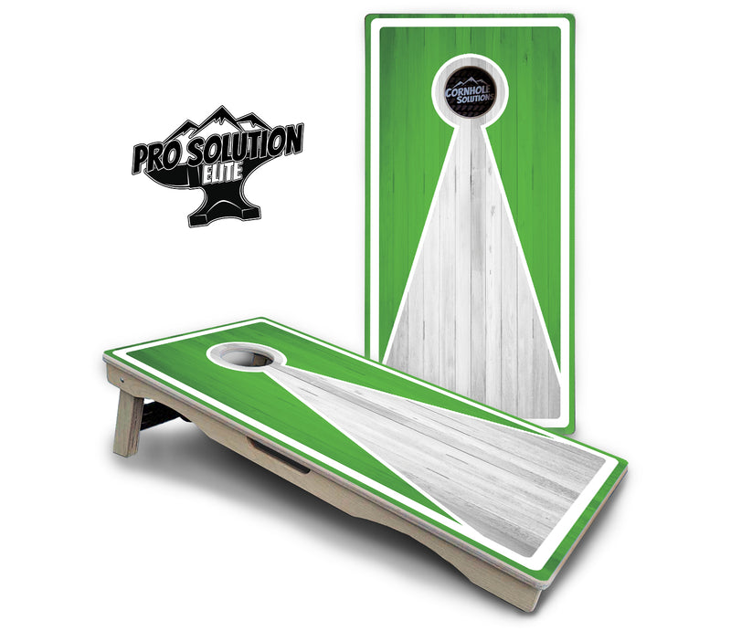 Pro Solution Elite - Keyhole Design Options - Professional Tournament Cornhole Boards 3/4" Baltic Birch - Zero Bounce Zero Movement Vertical Interlocking Braces for Extra Weight & Stability +Double Thick Legs +Airmail Blocker