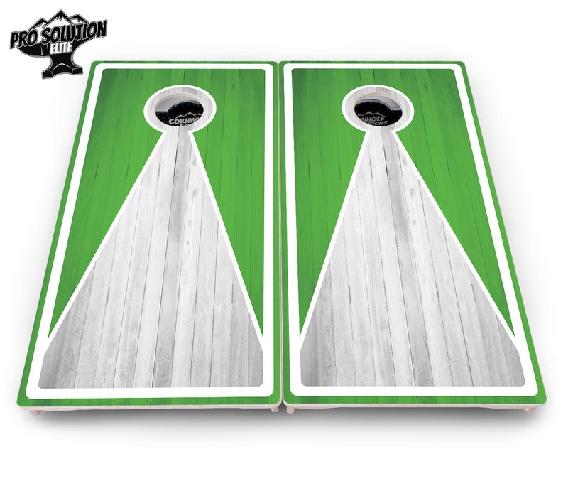 Pro Solution Elite - Keyhole Design Options - Professional Tournament Cornhole Boards 3/4" Baltic Birch - Zero Bounce Zero Movement Vertical Interlocking Braces for Extra Weight & Stability +Double Thick Legs +Airmail Blocker