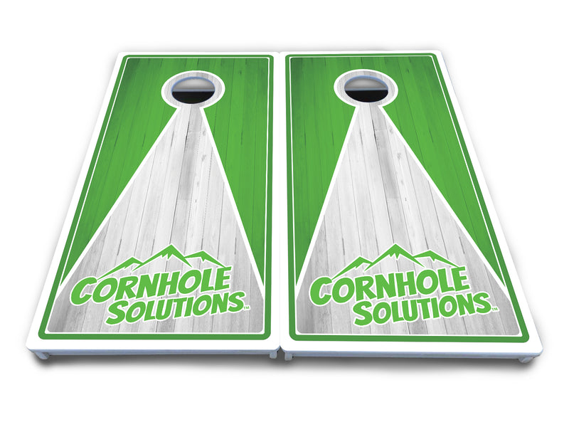 Waterproof - Keyhole CS Logo Design Options - All Weather Boards "Outdoor Solution" 18mm(3/4")Direct UV Printed - Regulation 2' by 4' Cornhole Boards (Set of 2 Boards) Double Thick Legs, with Leg Brace & Dual Support Braces!