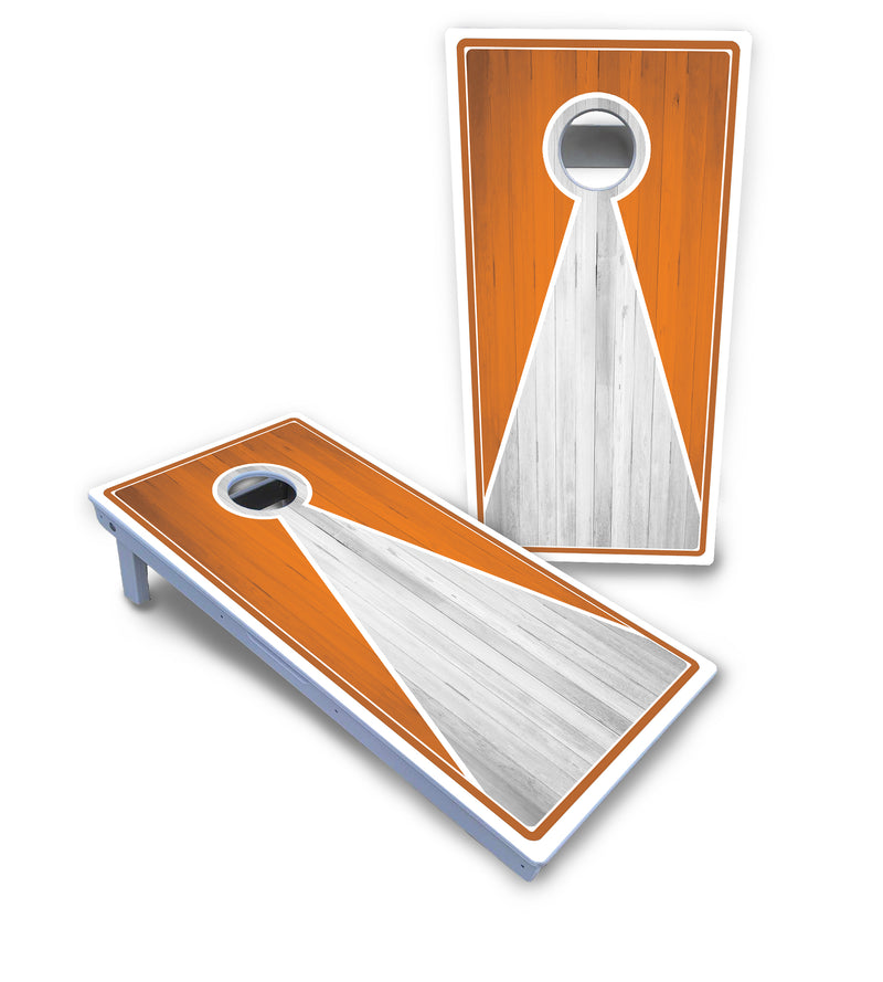 Waterproof - Keyhole Design Options - All Weather Boards "Outdoor Solution" 18mm(3/4")Direct UV Printed - Regulation 2' by 4' Cornhole Boards (Set of 2 Boards) Double Thick Legs, with Leg Brace & Dual Support Braces!