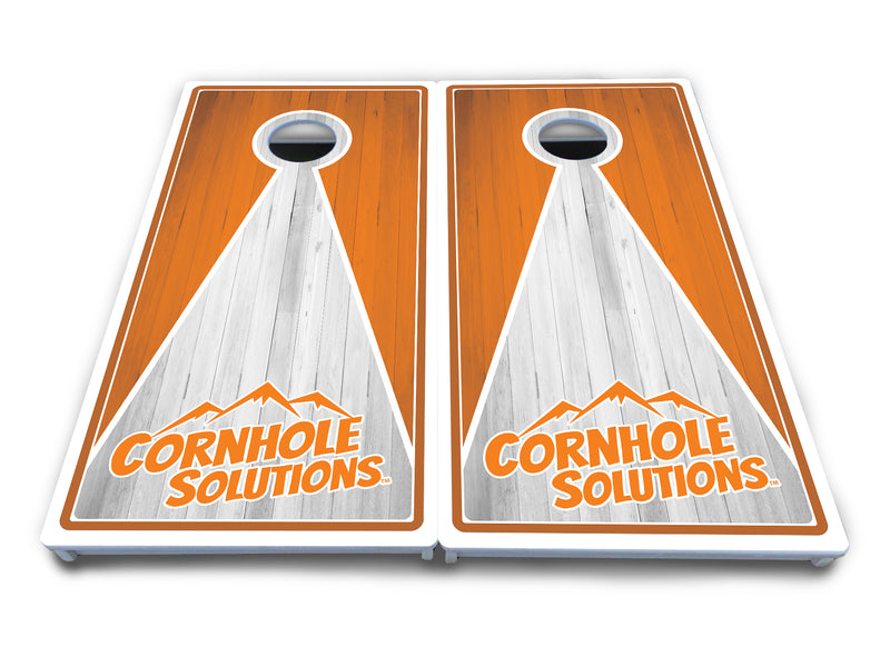 Waterproof - Keyhole CS Logo Design Options - All Weather Boards "Outdoor Solution" 18mm(3/4")Direct UV Printed - Regulation 2' by 4' Cornhole Boards (Set of 2 Boards) Double Thick Legs, with Leg Brace & Dual Support Braces!