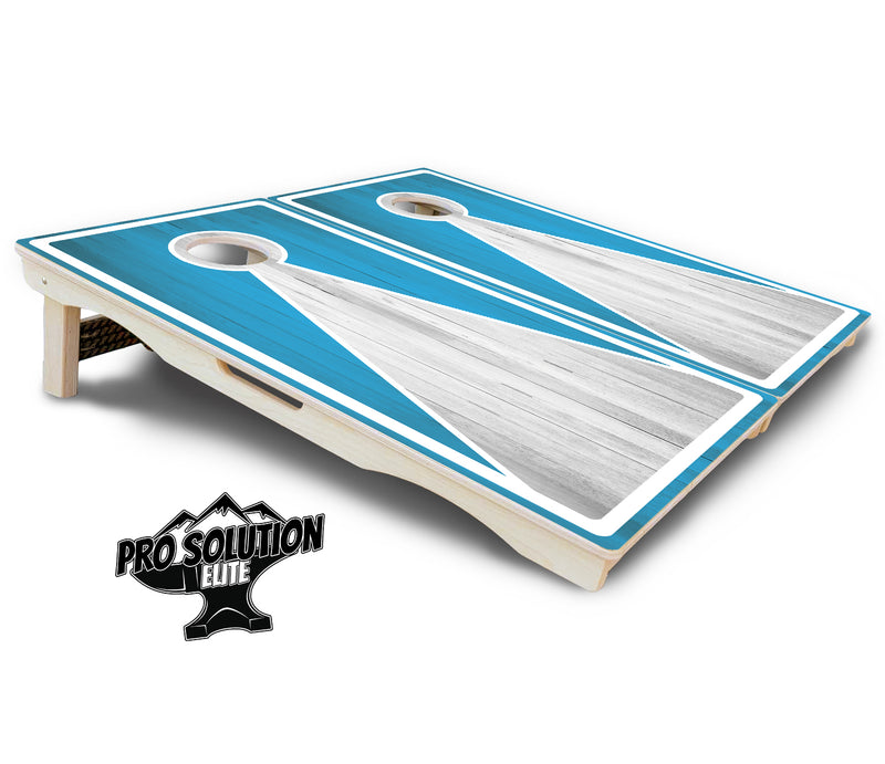 Pro Solution Elite - Keyhole Design Options - Professional Tournament Cornhole Boards 3/4" Baltic Birch - Zero Bounce Zero Movement Vertical Interlocking Braces for Extra Weight & Stability +Double Thick Legs +Airmail Blocker