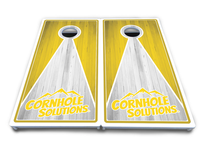 Waterproof - Keyhole CS Logo Design Options - All Weather Boards "Outdoor Solution" 18mm(3/4")Direct UV Printed - Regulation 2' by 4' Cornhole Boards (Set of 2 Boards) Double Thick Legs, with Leg Brace & Dual Support Braces!