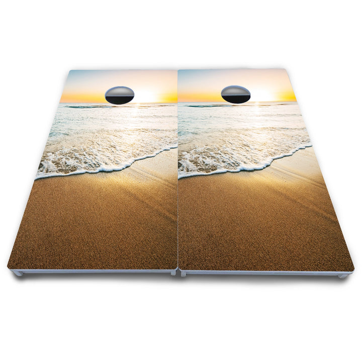 Ocean Sunset Cornhole Boards - All Weather Series