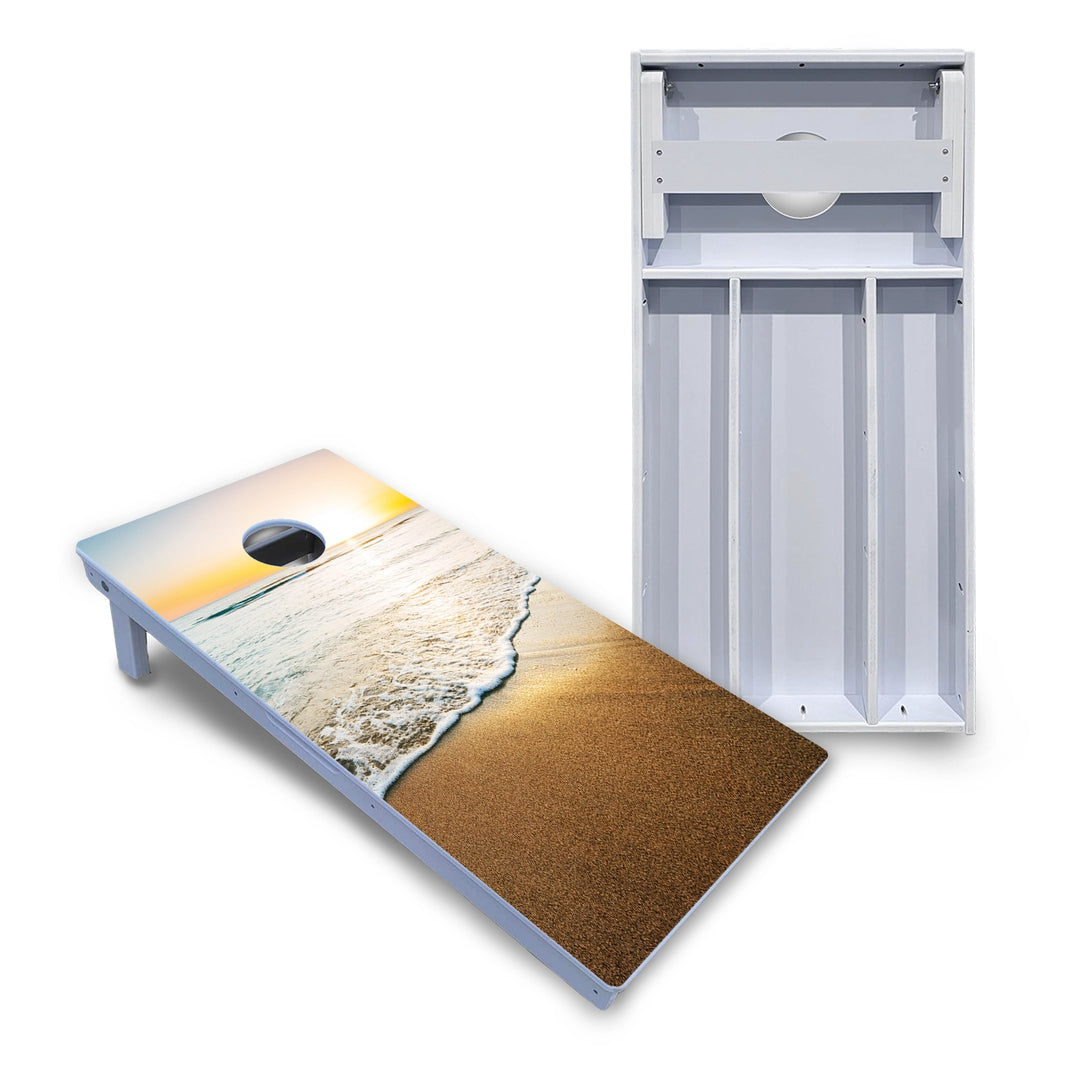 Ocean Sunset Cornhole Boards - All Weather Series