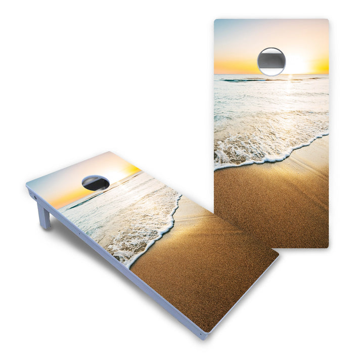Ocean Sunset Cornhole Boards - All Weather Series