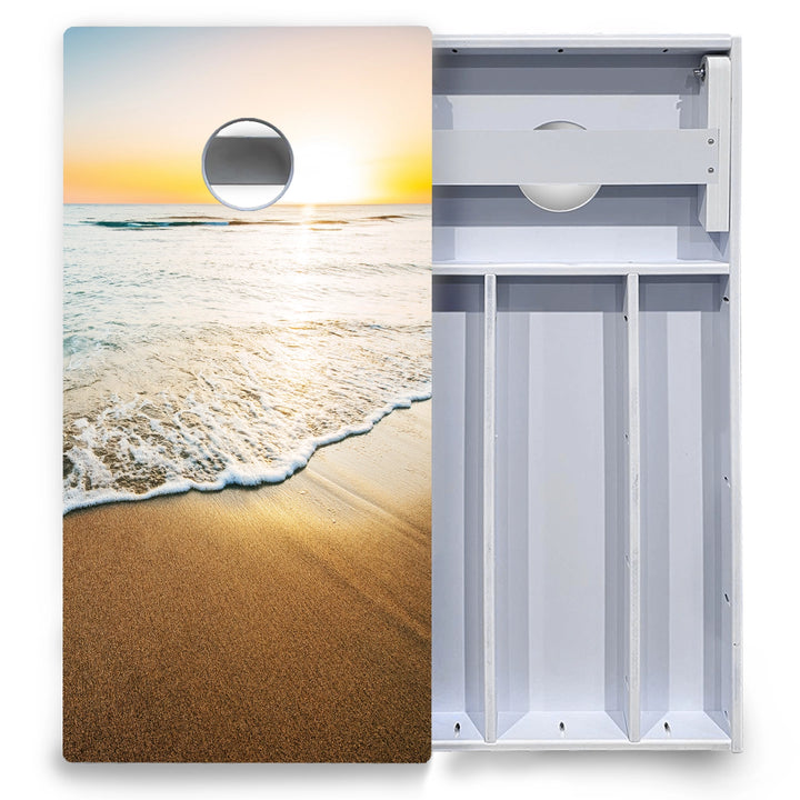 Ocean Sunset Cornhole Boards - All Weather Series