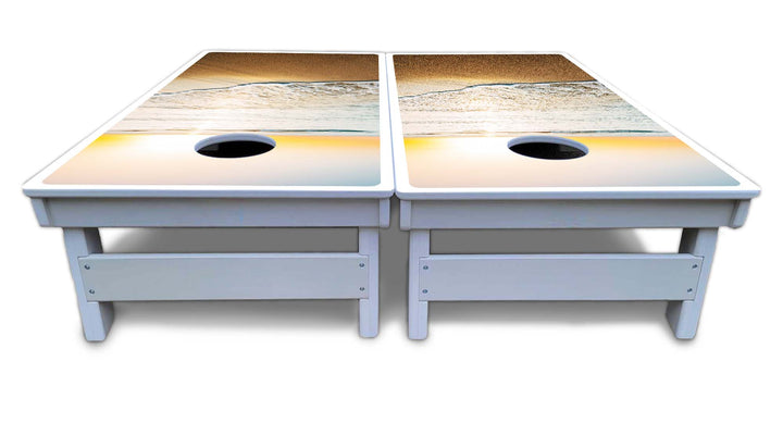Beach Sunset Cornhole Boards - All Weather Series
