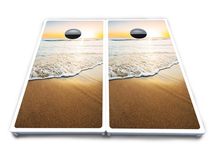 Beach Sunset Cornhole Boards - All Weather Series