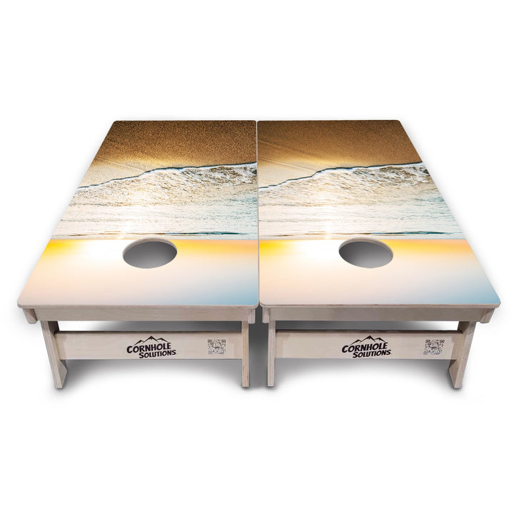 Ocean Sunset Cornhole Boards – Tournament Series