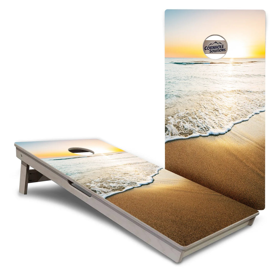 Ocean Sunset Cornhole Boards – Tournament Series