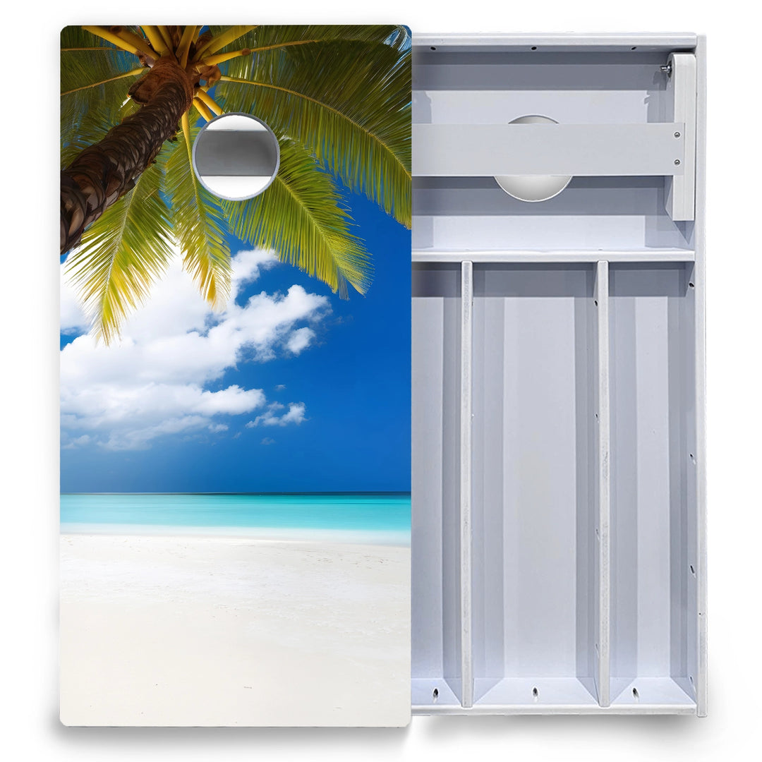Palm Paradise Cornhole Boards - All Weather Series
