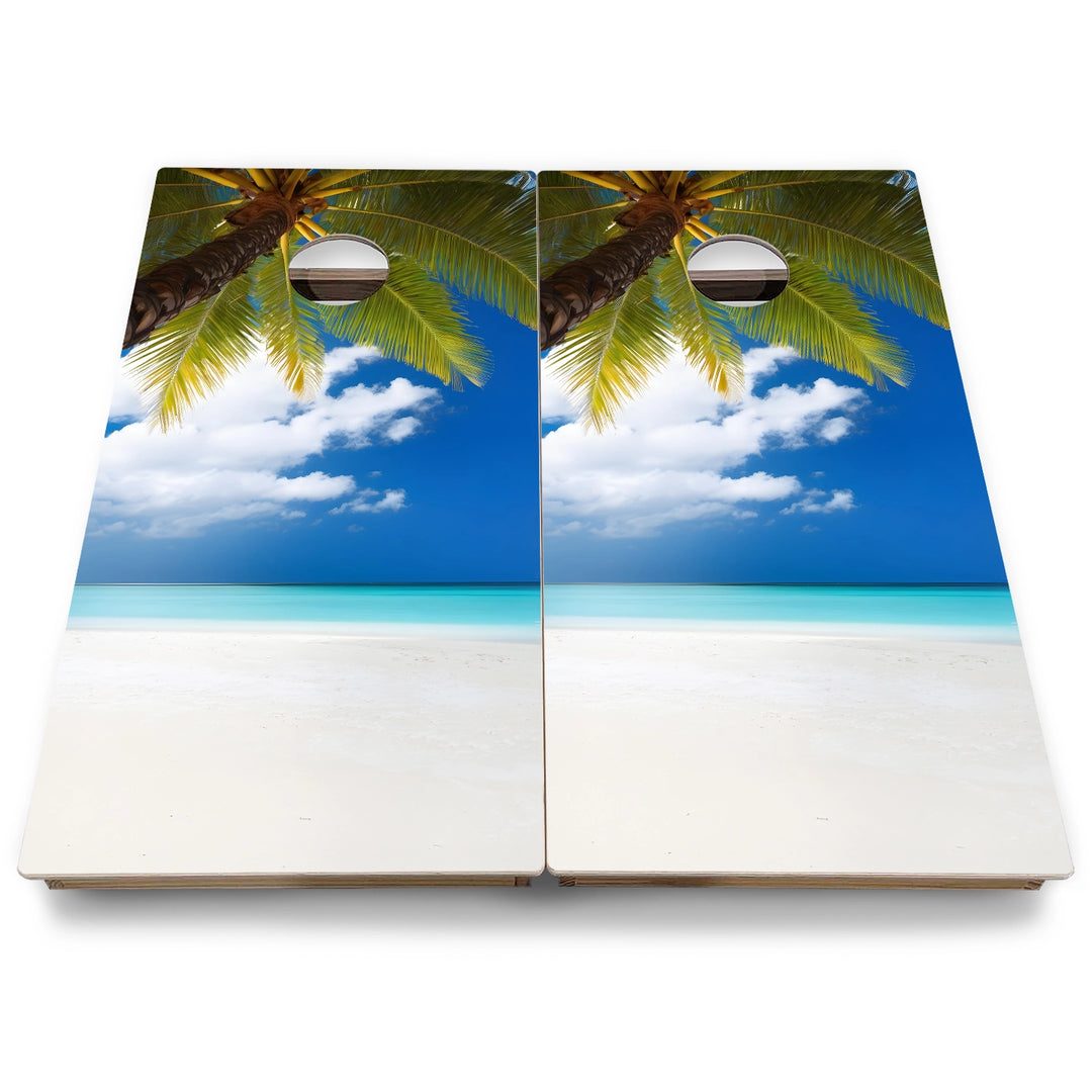 Beach & Mountain Cornhole Boards - Backyard Series
