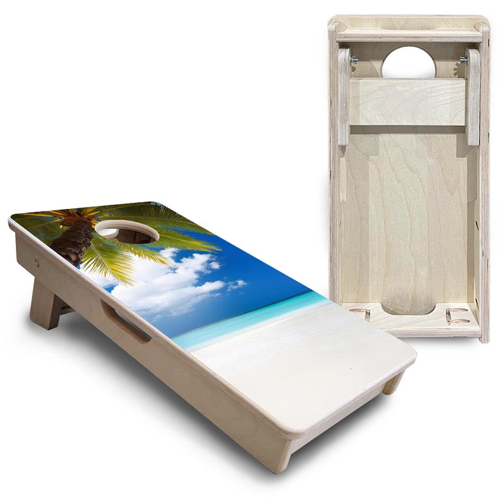 Paradise Sands - Mini or Vacation Size Cornhole Boards