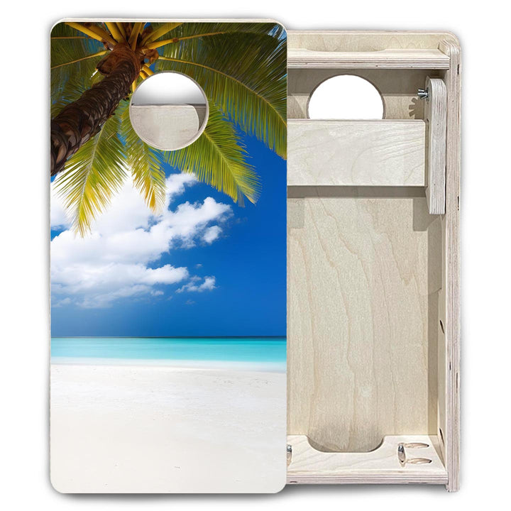 Paradise Sands - Mini or Vacation Size Cornhole Boards