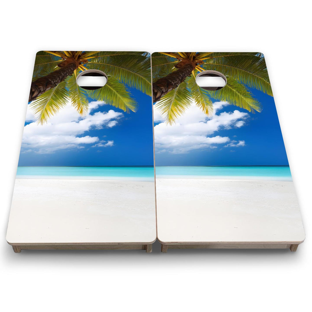 Paradise Sands - Mini or Vacation Size Cornhole Boards