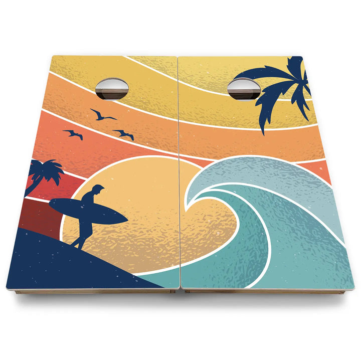 Beach & Mountain Cornhole Boards - Backyard Series