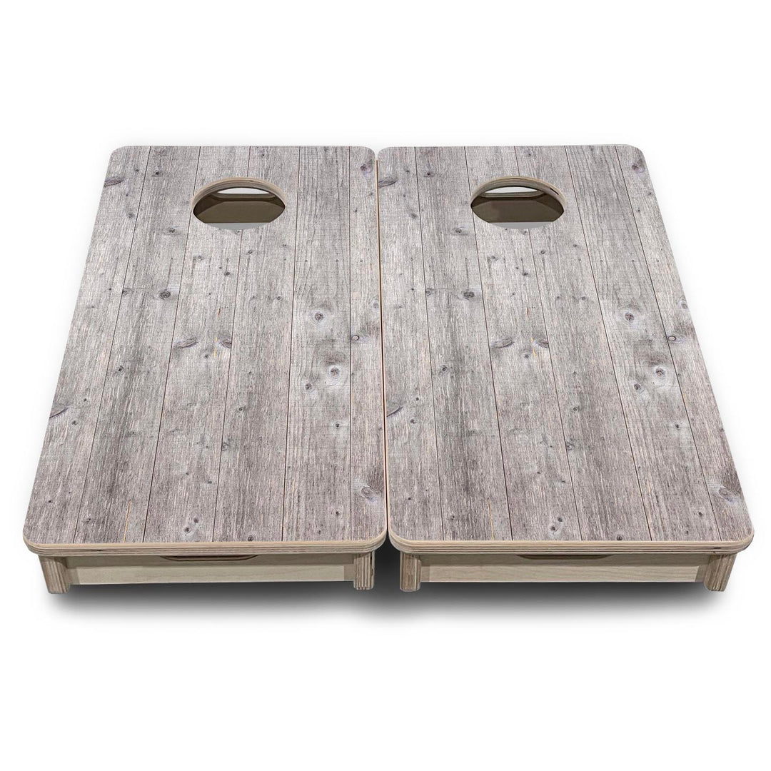 Grey Driftwood - Mini or Vacation Size Cornhole Boards