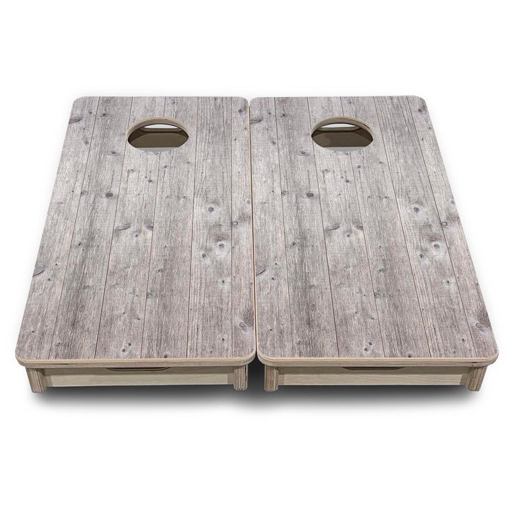 Grey Driftwood - Mini or Vacation Size Cornhole Boards