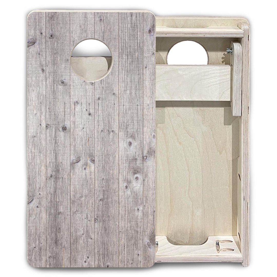Grey Driftwood - Mini or Vacation Size Cornhole Boards