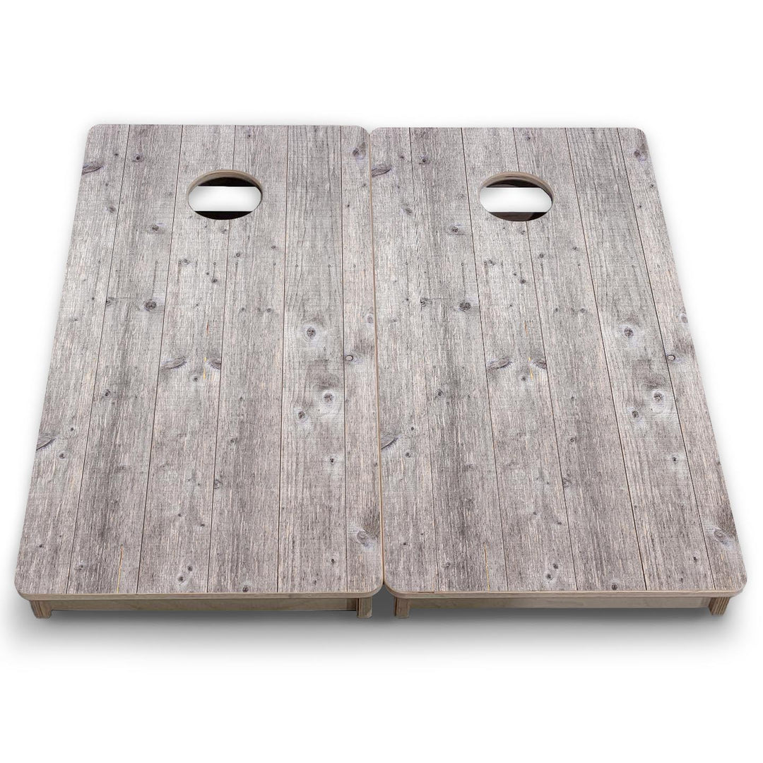 Grey Driftwood - Mini or Vacation Size Cornhole Boards