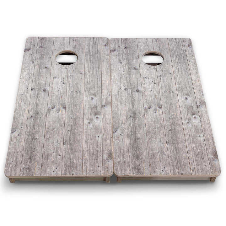 Grey Driftwood - Mini or Vacation Size Cornhole Boards