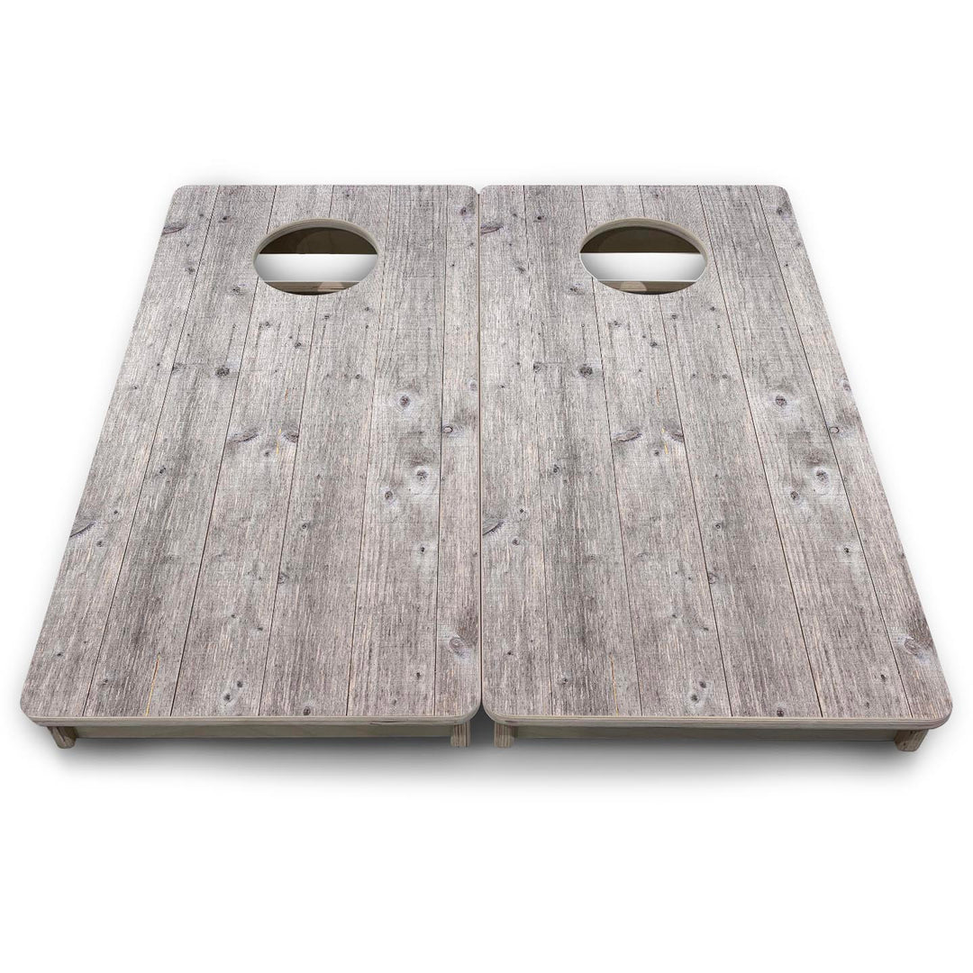 Grey Driftwood - Mini or Vacation Size Cornhole Boards