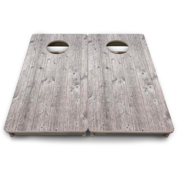 Grey Driftwood - Mini or Vacation Size Cornhole Boards