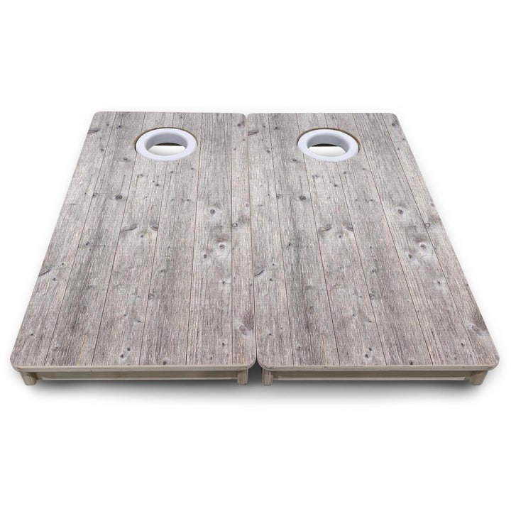 Grey Driftwood - Mini or Vacation Size Cornhole Boards