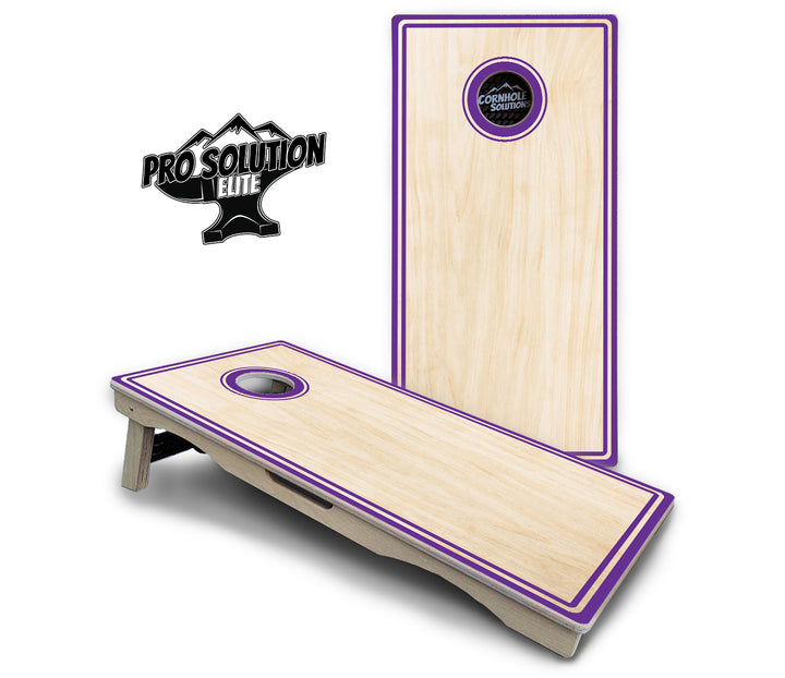 Pinstripe Cornhole Boards - Pro Solution Elite Series