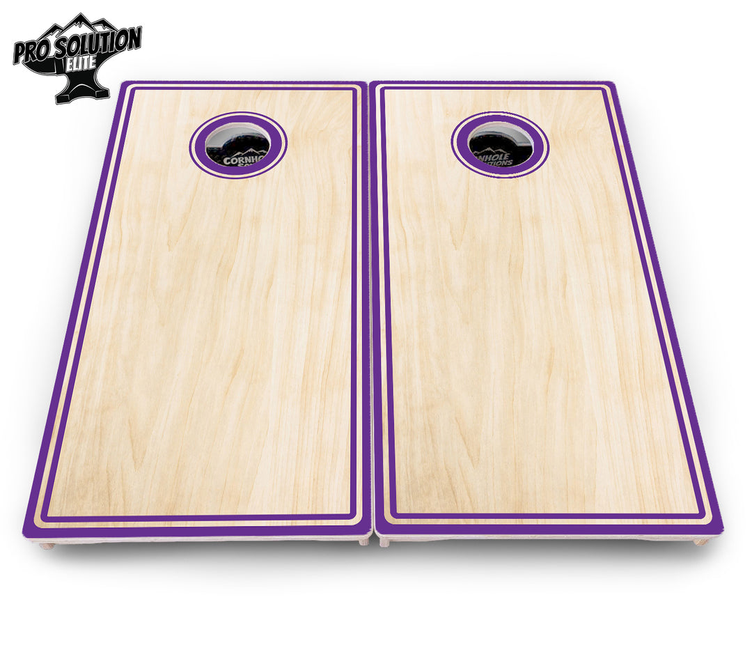 Pinstripe Cornhole Boards - Pro Solution Elite Series