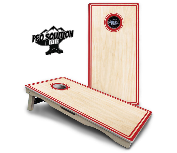 Pinstripe Cornhole Boards - Pro Solution Elite Series