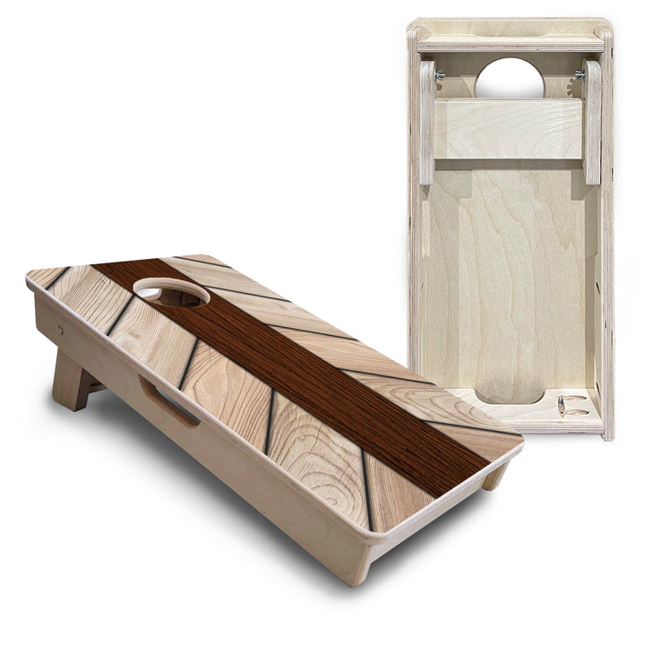 Mini Cornhole Boards - Cream Planks