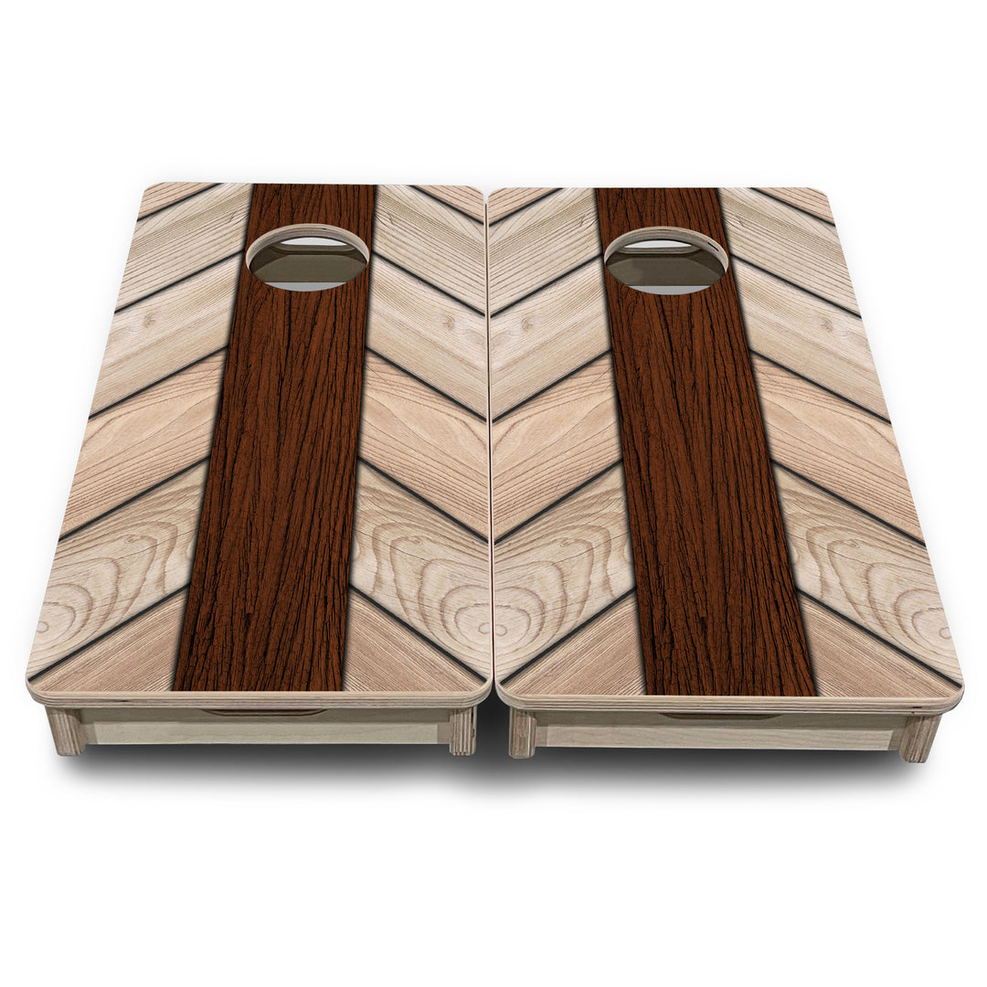 Mini Cornhole Boards - Cream Planks