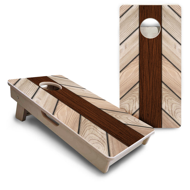 Mini Cornhole Boards - Cream Planks