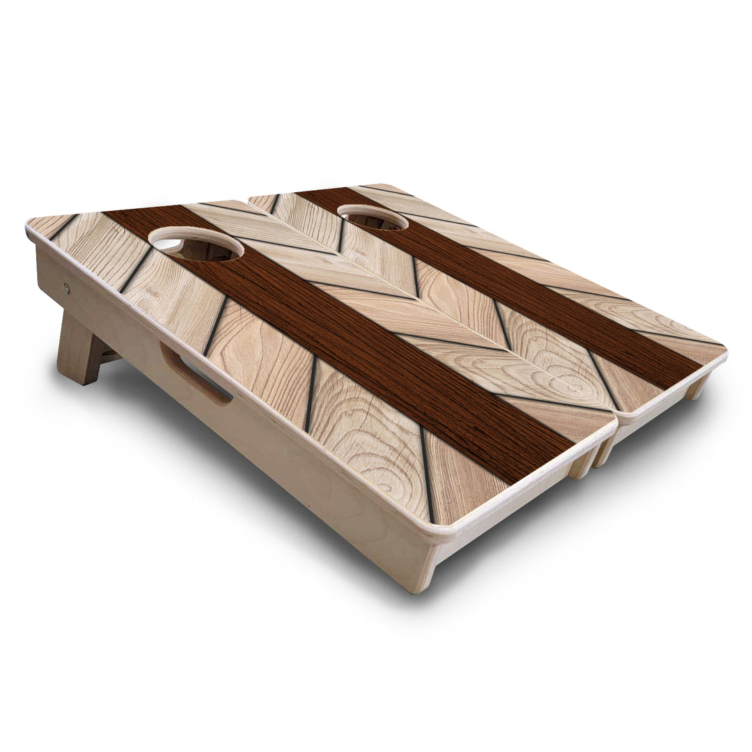 Mini Cornhole Boards - Cream Planks