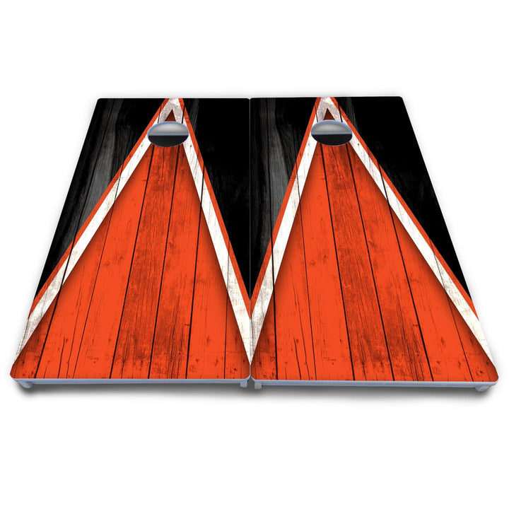 Team Color Triangle Cornhole Boards - All Weather Series