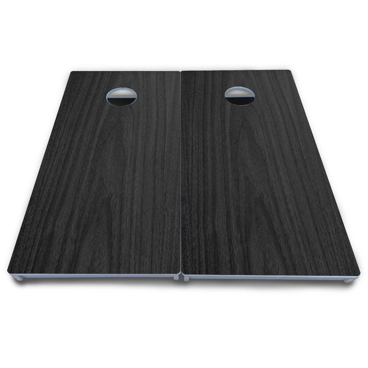 Dark Grey Wood Cornhole Boards - All Weather Series