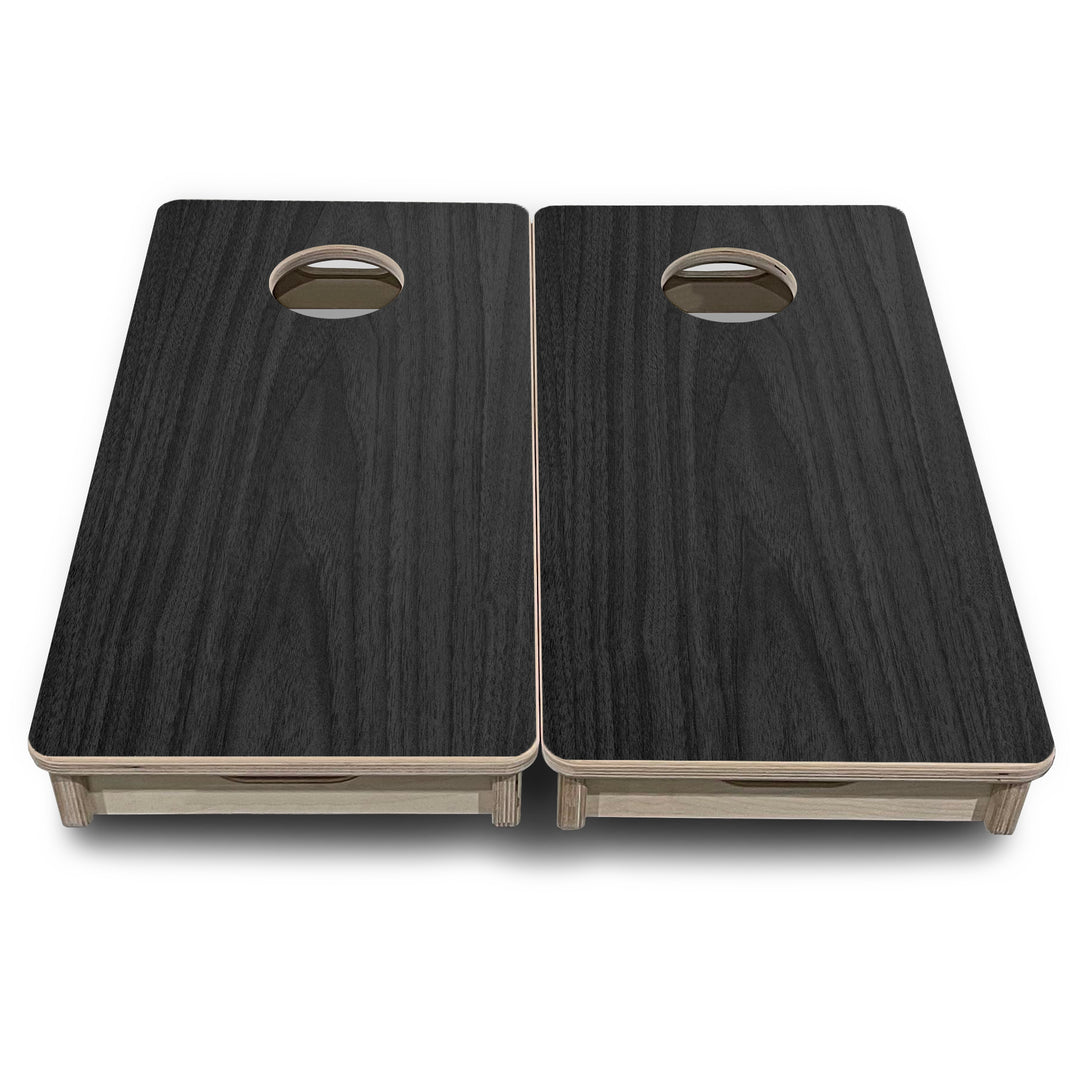 Mini Cornhole Boards - Dark Grey Wood