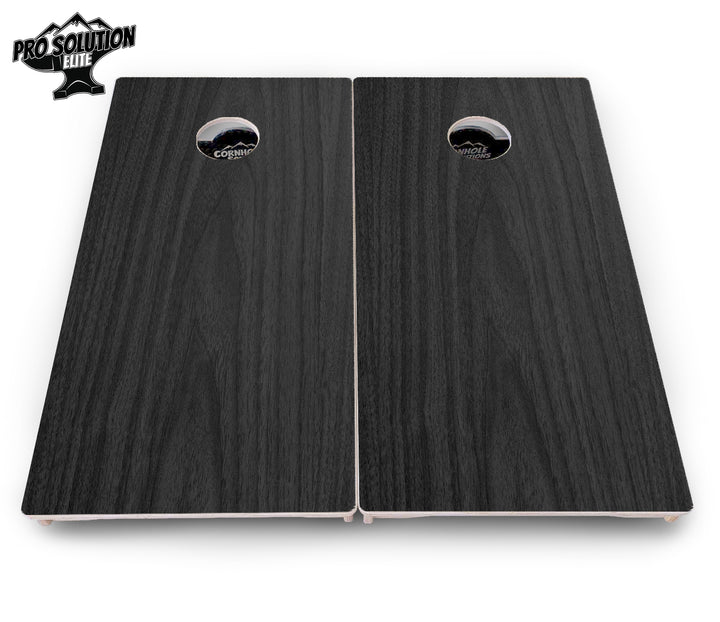 Dark Grey Wood Cornhole Boards - Pro Solution Elite Series