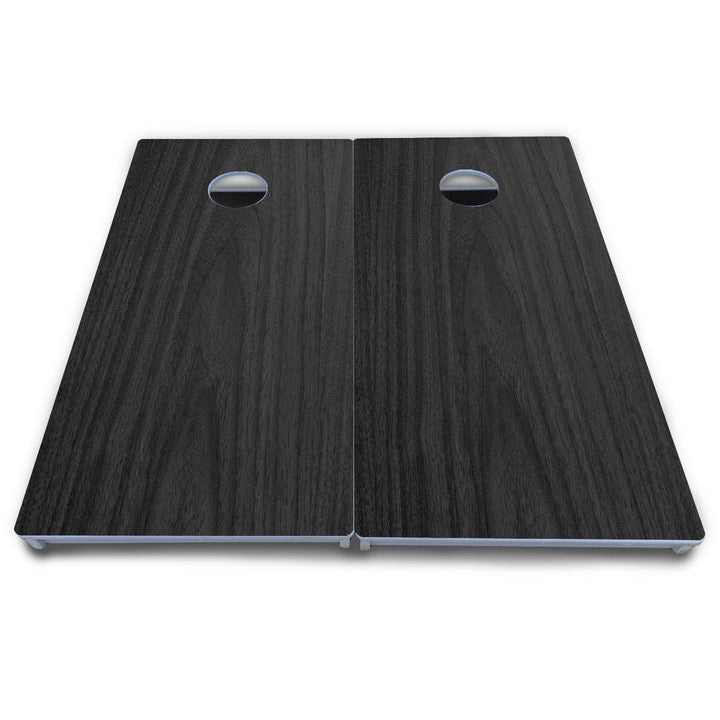 Dark Grey Wood Cornhole Boards - All Weather Series