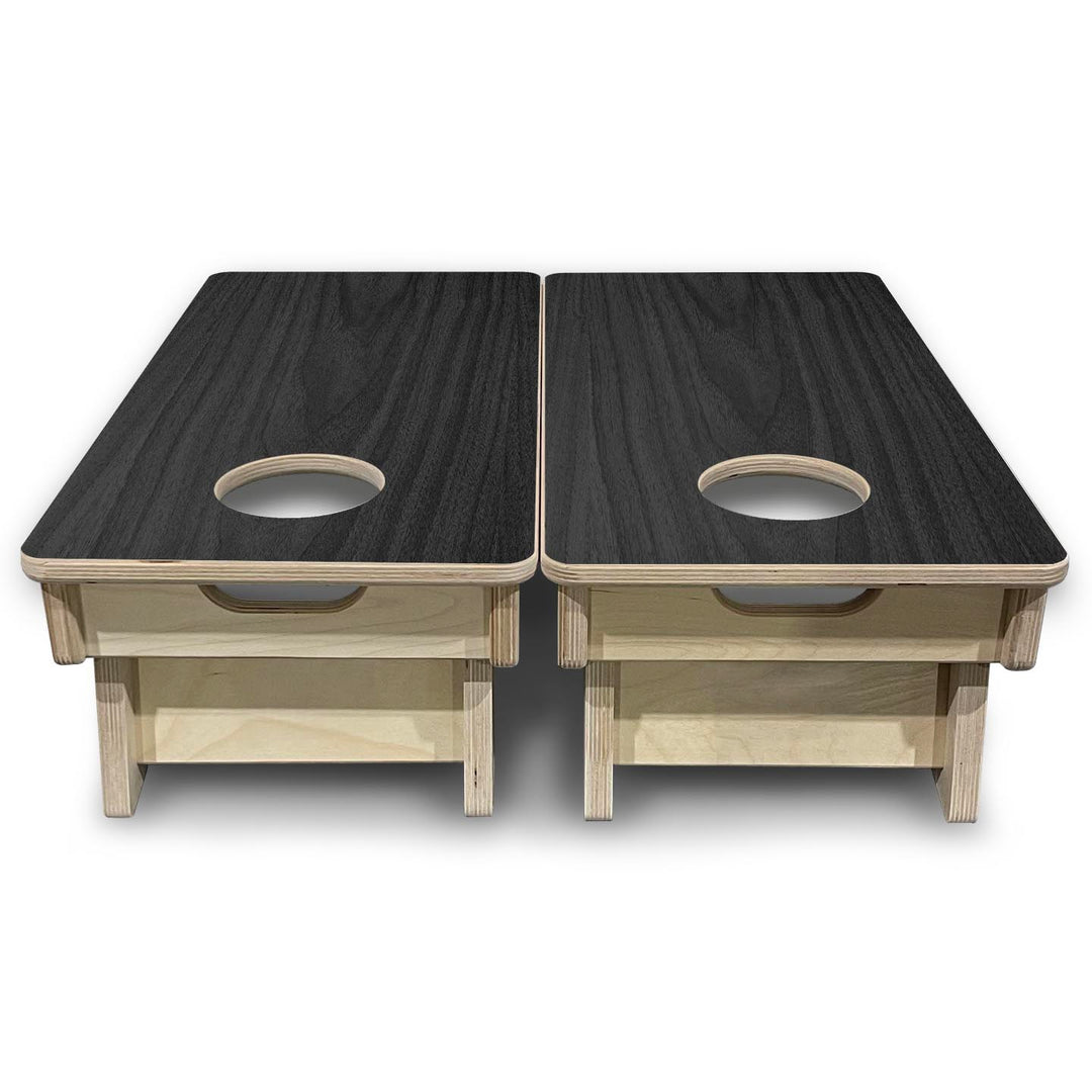 Dark Grey Wood - Mini or Vacation Size Cornhole Boards