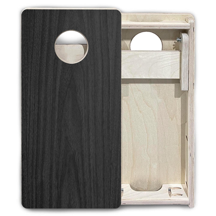 Dark Grey Wood - Mini or Vacation Size Cornhole Boards