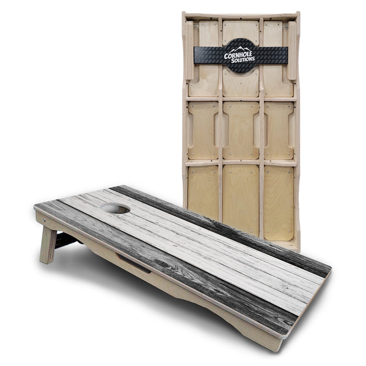 Grey Two-Tone Cornhole Boards – Pro Lite or Pro Elite