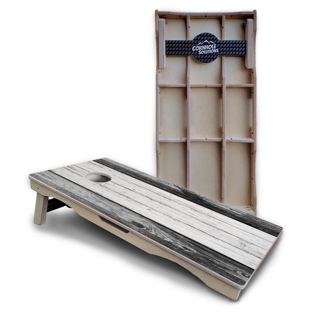 Grey Two-Tone Cornhole Boards – Pro Lite or Pro Elite