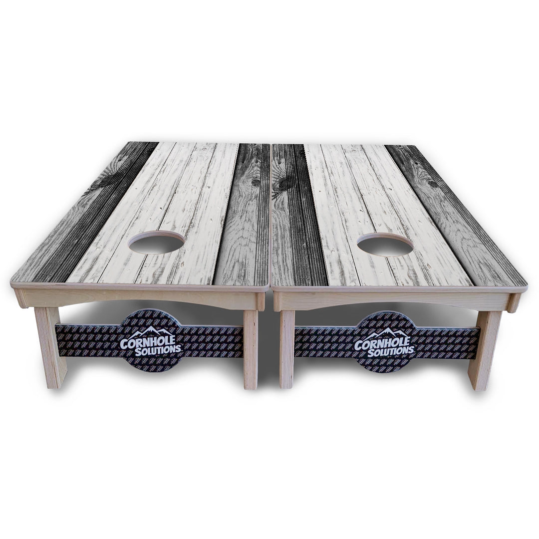 Grey Two-Tone Cornhole Boards – Pro Lite or Pro Elite