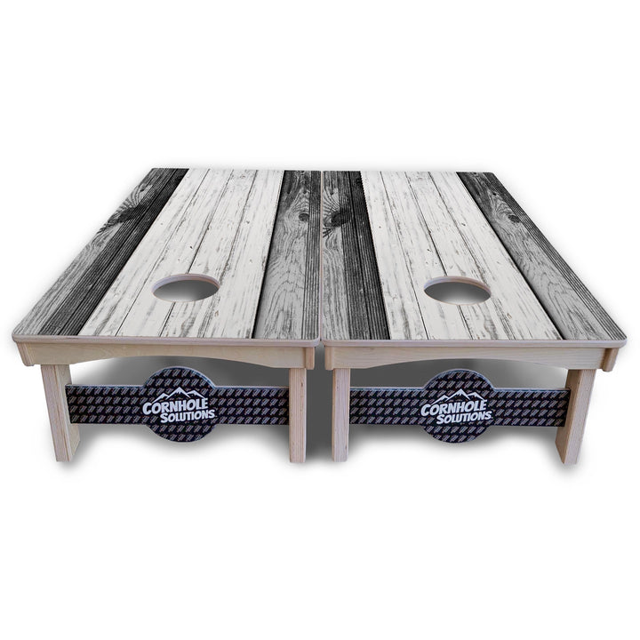 Grey Two-Tone Cornhole Boards – Pro Lite or Pro Elite