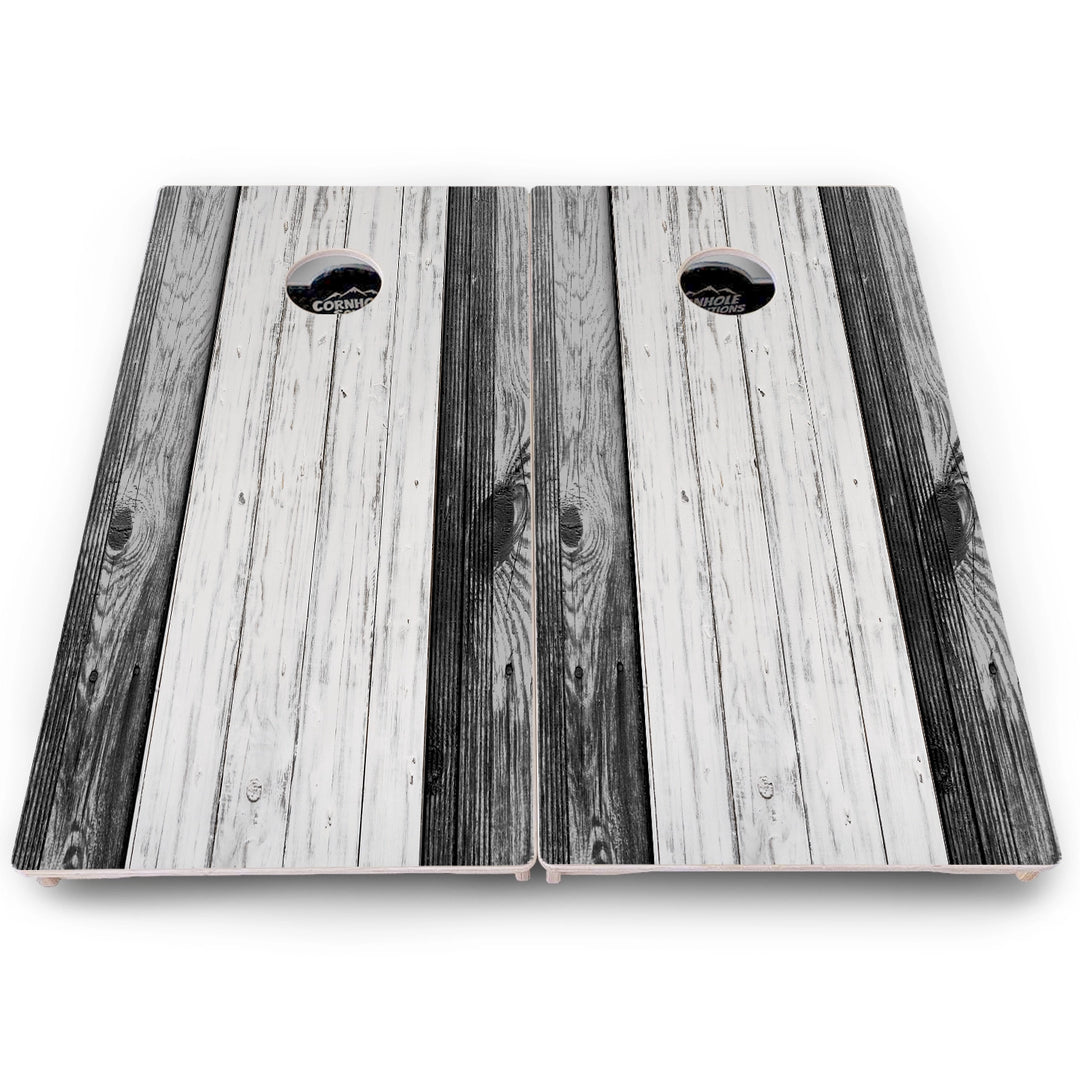 Grey Two-Tone Cornhole Boards – Pro Lite or Pro Elite