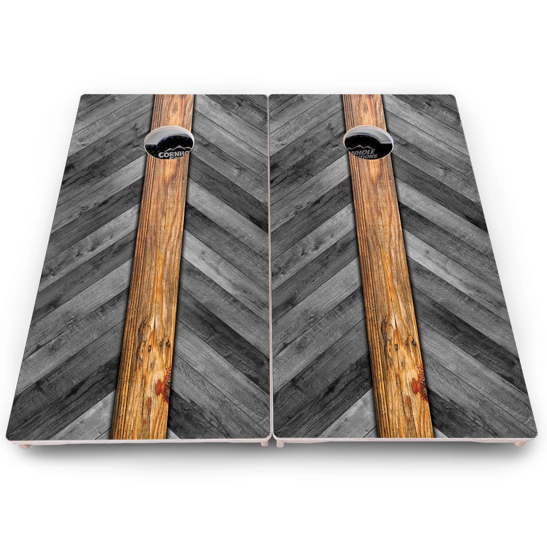 Herringbone Cornhole Boards – Pro Lite or Pro Elite