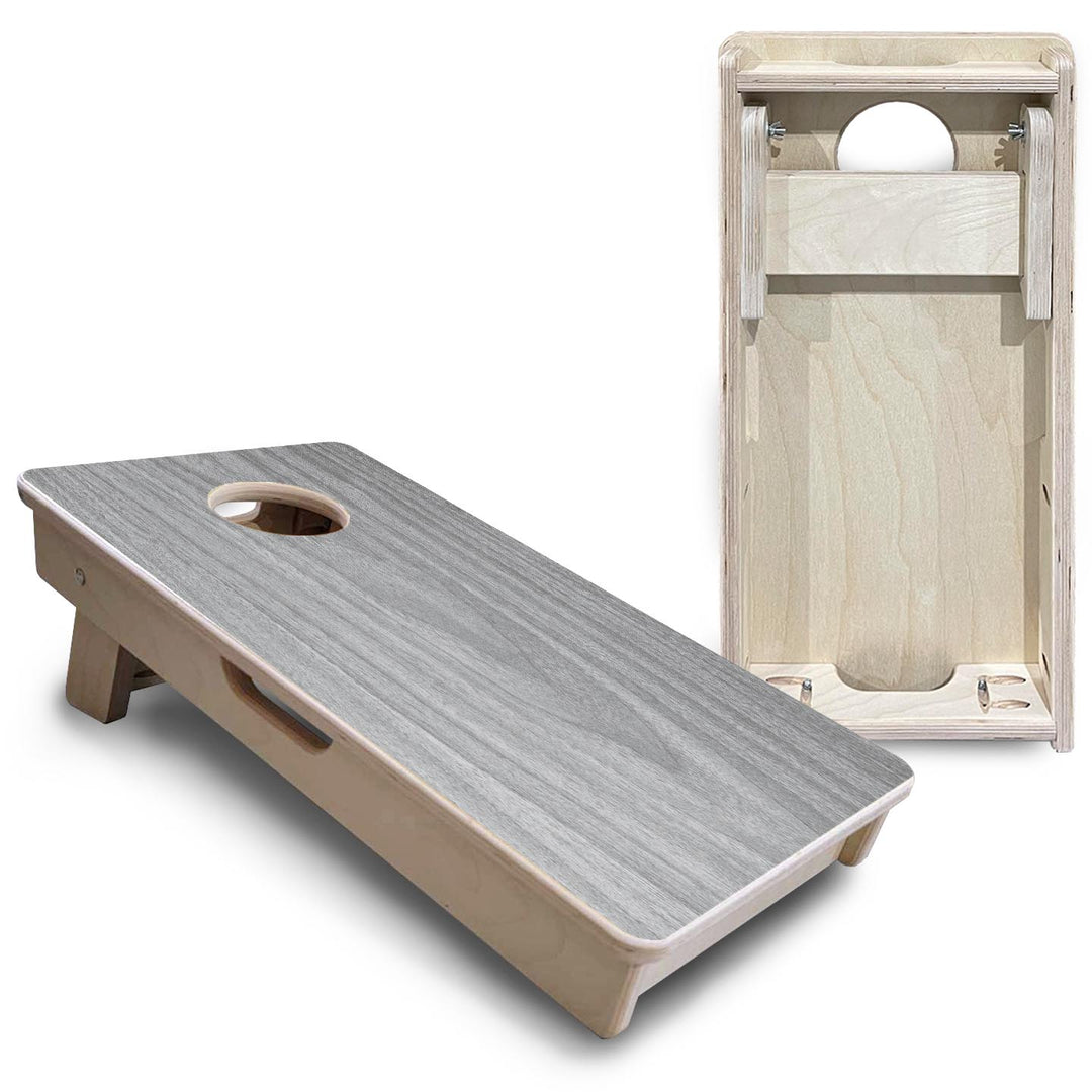 Light Grey Wood - Mini or Vacation Size Cornhole Boards